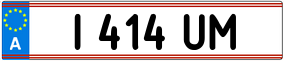 Truck License Plate